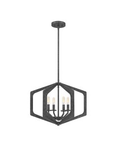 Vanguard 4 Light Pendant - Old Black