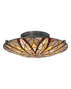 Victory 2 Light Semi-Flush - Valiant Bronze