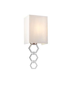 Ria Small 1 Light Wall Light - Polished Chrome