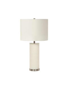 Ripple 1 Light Table Lamp - White