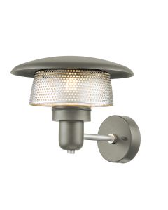 Saturne 1 Light Wall Lantern - Grey