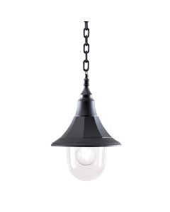 Shannon 1 Light Chain Lantern - Black