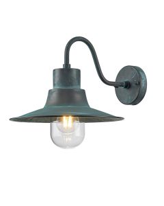 Sheldon 1 Light Wall Lantern - Verdigris