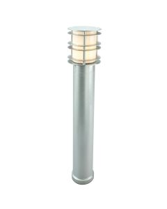 Stockholm 1 Light Large Bollard - Galvanised