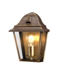 St James 1 Light Wall Lantern - Aged Brass