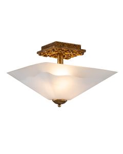 Star 2 lt Flush - Distressed Gold