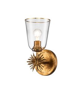 Staring 1 lt Wall Light - Distressed Gold