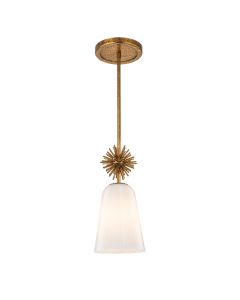 Staring 1 lt Pendant - Distressed Gold