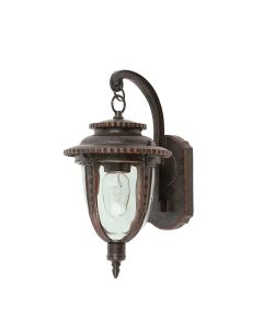 St Louis 1 Light Medium Wall Lantern - Weathered Bronze