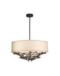 Taiko 4 Light Pendant - Olde Bronze