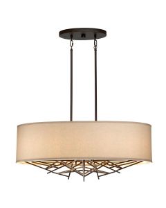 Taiko 5 Light Island Pendant - Olde Bronze