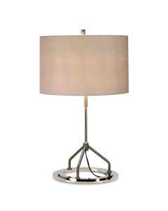 Vicenza Table Lamp - Dark Grey Polished Nickel