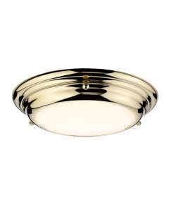 Welland 1 Light Mini LED Flush - Polished Brass