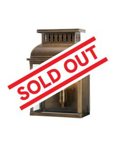 Westminster 1 Light Wall Lantern - Aged Brass