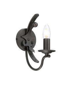 Windsor 1 Light Wall Light - Graphite