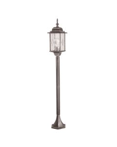 Wexford 1 Light Pillar Lantern - Black / Silver