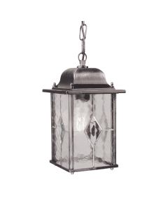 Wexford 1 Light Chain Lantern - Black / Silver