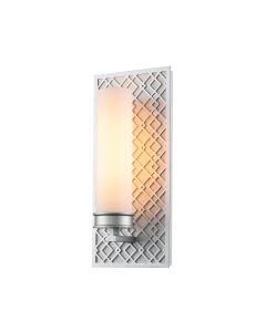 Ziggy 1lt Wall light - Lacquered Silver