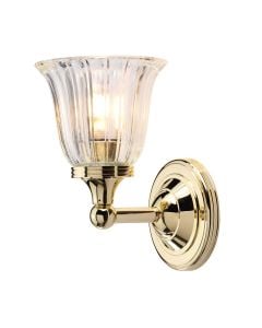 Austen 1 Light Wall Light - Polished Brass