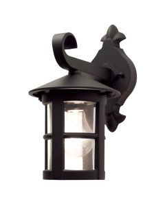 Hereford 1 Light Wall Down Lantern - Black