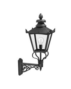 Grampian 1 Light Wall Lantern - Black