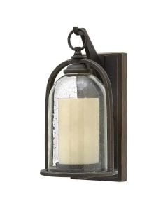 Quincy 1 Light Small Wall Lantern - Oil Rubbed Bronze