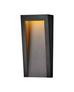 Taper LED Wall Lantern - Textured Black, Weather Resistant Composite