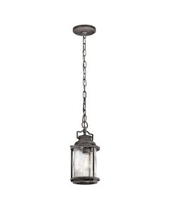 Ashland Bay 1 Light Small Chain Lantern - Weathered Zinc