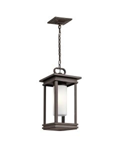 South Hope 1 Light Small Chain Lantern - Rubbed Bronze