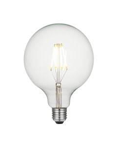 Large Clear Globe LED E27 Lamp - Clear Glass