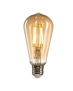 Edison LED E27 Lamp - Amber Glass
