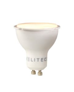Litec GU10 LED Lamp - White Plastic