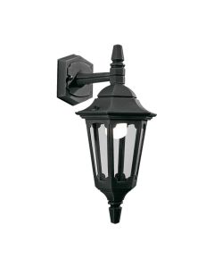 Parish Mini 1 Light Down Wall Lantern - Black
