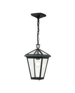 Alford Place 1 Light Small Chain Lantern - Museum Black