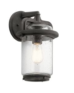 Andover 1 Light Medium Wall Lantern - Weathered Zinc