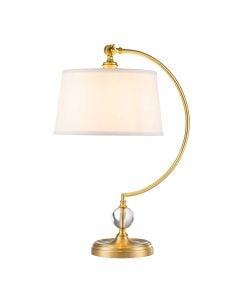 Jenkins 1 Light Table Lamp - Brushed Brass