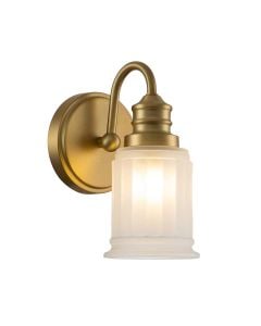 Swell 1 Light Wall Light - Brushed Brass