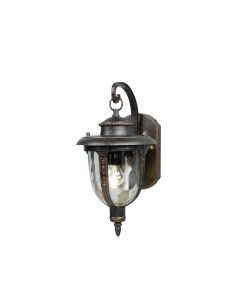 St Louis 1 Light Small Wall Lantern - Weathered Bronze