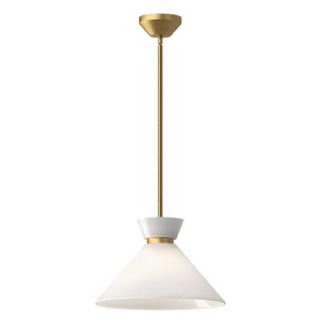 Halston 1 lt Pendant - Brushed Gold