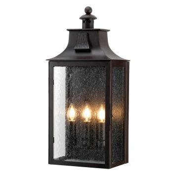 Balmoral 3 Light Wall Lantern - Old Bronze