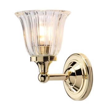 Austen 1 Light Wall Light - Polished Brass