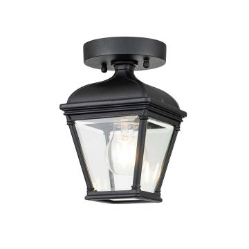 Bayview 1 Light Porch Lantern - Black