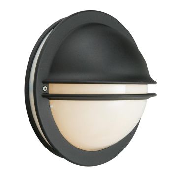 Berlin 1 Light Wall Light - Black