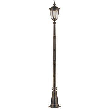 Cleveland 1 Light Single Head Lamp Post - Weathered Bronze