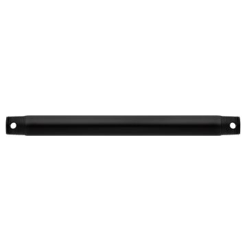 Ceiling Fan Downrod - 30cm - Satin Black Painted