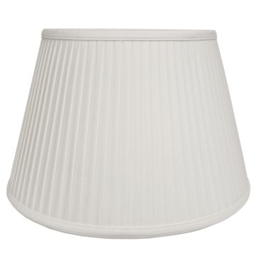 16" Cotton Fine/Pencil Pleat Ivory (41Cm)