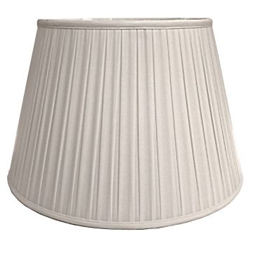 18" Cotton Box Pleat Oyster (46Cm)