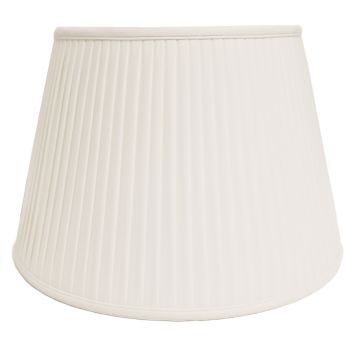 18" Cotton Fine/Pencil Pleat Ivory (46Cm)
