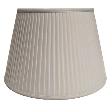 18" Cotton Fine/Pencil Pleat Oyster (46Cm)