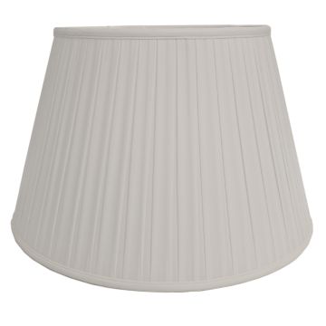 20" Cotton Box Pleat Ivory (51Cm)